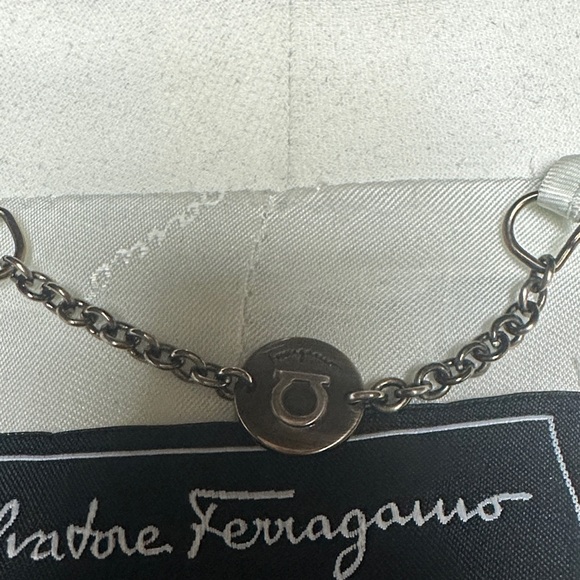 Salvatore Ferragamo Elegant White Women's Blazer and trousers SET, sz 40 IT/6 US - Picture 6 of 16